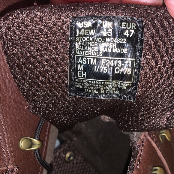 WOLVERINE Men's Buccaneer Work Boot W04822 Size 14EW - Picture 5 of 6